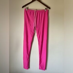Spandex pink pants